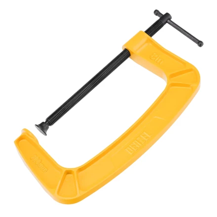 Струбцина G-образная Denzel, усиленная, 200 мм, 20646 купить в Урае