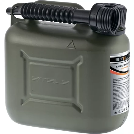 Канистра для ГСМ вертикальная 20 л пластиковая усиленная STELS артикул 53127 купить в Урае