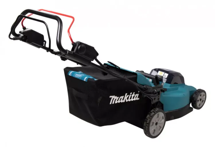 Аккумуляторная газонокосилка 48см, самоходная, 2х18V Makita DLM481Z (2х 5Ач, ЗУ) купить в Урае
