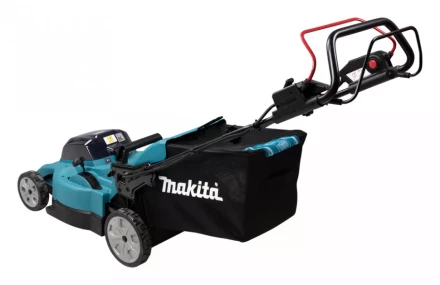 Аккумуляторная газонокосилка 48см, самоходная, 2х18V Makita DLM481Z (2х 5Ач, ЗУ) купить в Урае