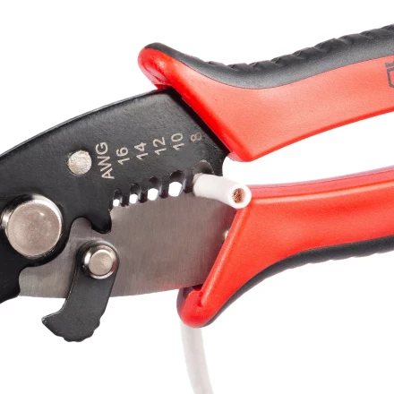 Ножницы для резки проводов КВТ MC-06 до 15 мм с функцией зачистки изоляции (85934) купить в Урае