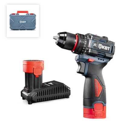 Дрель-шуруповерт аккумуляторная бесщеточная КВТ DB-16-10 с максимальным размером оснастки до 10 мм (102587) купить в Урае