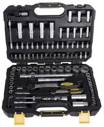 Набор инструмента 94 предметов пластиковый кейс 57057 купить в Урае