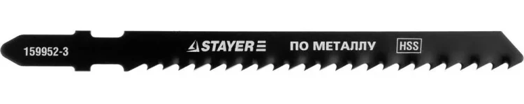 Полотна STAYER "PROFI", T127D для эл/лобзика, HSS, по мягкому металлу (3-15мм), EU-хвост., шаг 3мм, 75мм, 2шт 159952-3_z01 купить в Урае