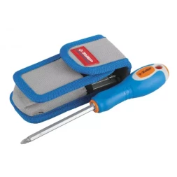 Набор ЗУБР Отвертка "ЭКСПЕРТ" с двусторон. стержнями, HEX5-5 и HEX6-6 с шариком, чехол для ношения на поясе, 10пред. 25297-H10