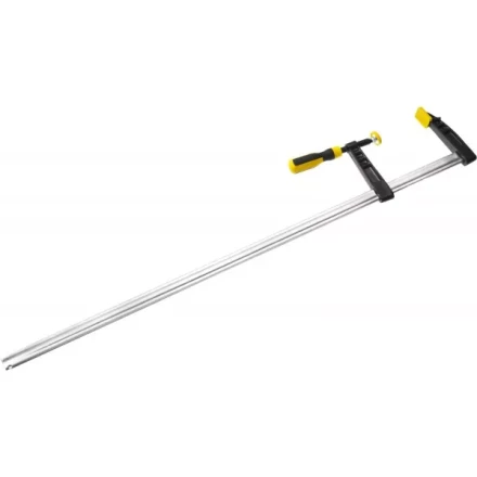 Струбцина STAYER, тип &quot;F&quot;, DIN 5117, двухкомпонентная ручка, профилированная закаленная рейка, 120х1000мм 32095-120-1000 купить в Урае