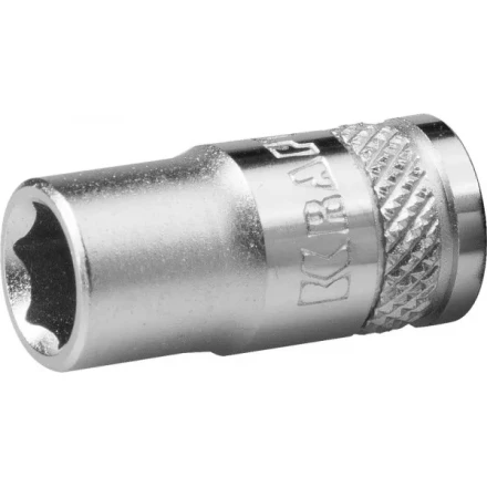 Торцовая головка KRAFTOOL &quot;INDUSTRIE QUALITAT&quot;, Cr-V, FLANK, хромосатинированная, 1/4&quot;, 7 мм 27815-07_z01 купить в Урае