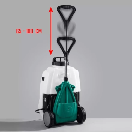 ЗУБР 16 л, колеса, аккумуляторный опрыскиватель (ОПС-16К) купить в Урае