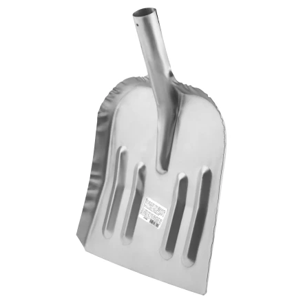 Лопата для уборки снега стальная оцинкованная, 320 х 340 мм, без черенка, Россия 615365 купить в Урае