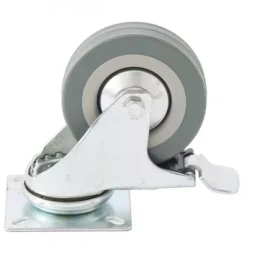 Колесо поворотное с тормозом d-75мм крепление платформенное СИБРТЕХ 68720