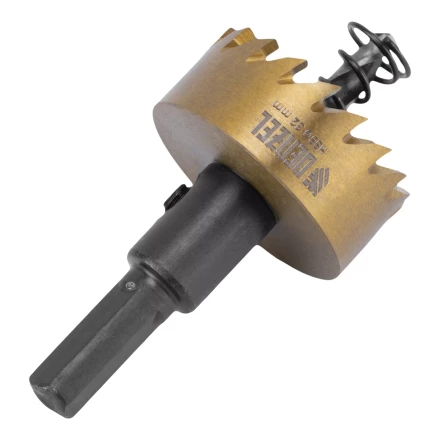 Коронка по металлу HSS, 32 мм, нитридтитановое покрытие Denzel 724109 купить в Урае