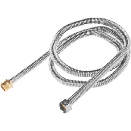 Подводка ЗУБР &quot;ЭКСПЕРТ&quot; сильфонная из нержавеющей стали, для воды, г/ш  (гайка-штуцер), 1/2&quot;, 1,5м 51011-G/S-150 купить в Урае