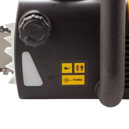 Пила цепная электрическая Denzel EDS-2000, 2 кВт,продольная, шина 40 см, шаг 3/8, паз 1.3 мм, 56 звеньев 95618 купить в Урае