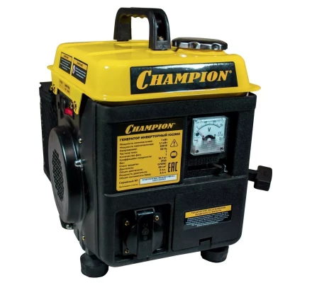 Бензогенератор инверторный CHAMPION IGG 980 купить в Урае