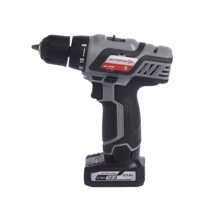 Аккумуляторная дрель-шуруповерт ИНТЕРСКОЛ ДА-18ЭР Li-ion (2 х 2Ач) купить в Урае