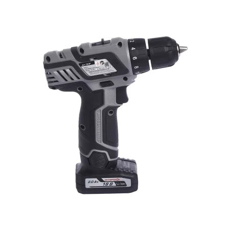 Аккумуляторная дрель-шуруповерт ИНТЕРСКОЛ ДА-18ЭР Li-ion (2 х 2Ач) купить в Урае