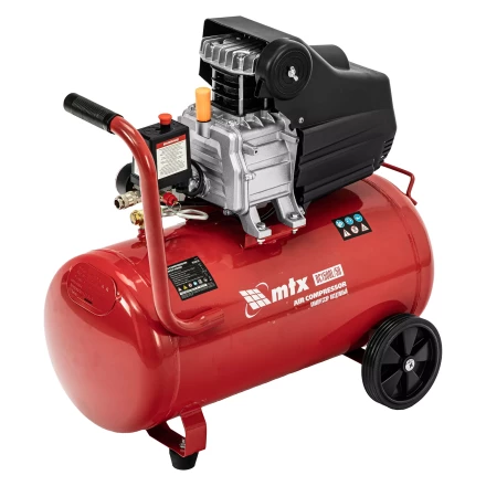 Компрессор воздушный MTX DC1500L/50, 1,5 кВт, 50 л, 210 л/мин 58018 купить в Урае