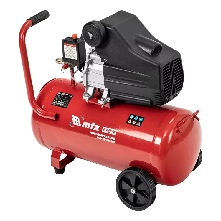 Компрессор воздушный MTX DC1500L/50, 1,5 кВт, 50 л, 210 л/мин 58018 купить в Урае