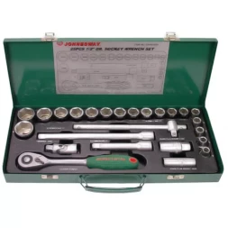 Набор головок торцевых универсальный 1/2"  DR10-32мм  25предметов S04H4125S  Jonnesway 47223