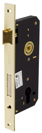 Корпус врезного замка ЗУБР &quot;ЭКСПЕРТ&quot;, с защелкой, межосевое расстояние 85мм, прямоугольный ригель 52010_z01 купить в Урае