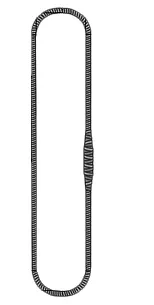 Строп канатный кольцевой СКК 2 т L=2.5 м заплет