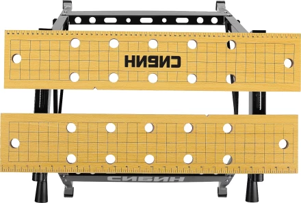 Верстак столярный СИБИН складной, 605х635х780 мм 38723 купить в Урае