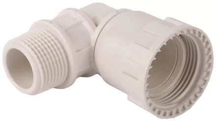 Переходник угловой 90° ЗУБР &quot;ШиреФит&quot; &quot;накидная гайка - наружная резьба&quot;, 20мм - 1/2&quot; 51485-20-1/2 купить в Урае