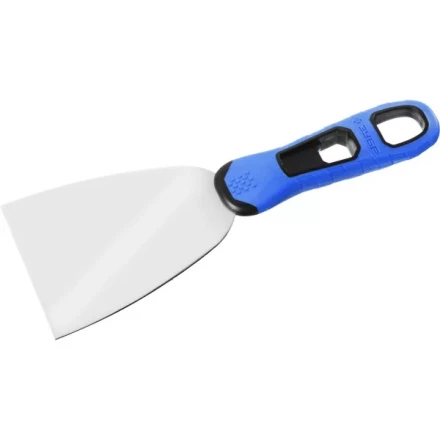 Шпатель ЗУБР &quot;ПРОФЕССИОНАЛ&quot; профилированное нержавеющее полотно, 2к ручка, 80мм 10049-08_z03 купить в Урае