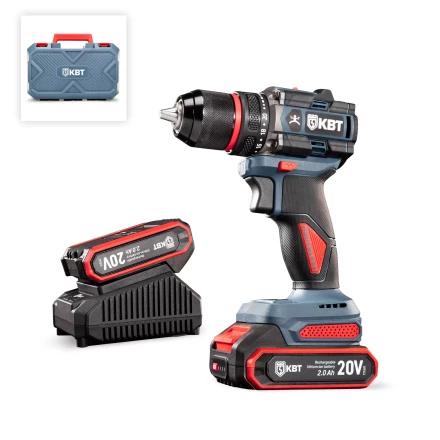 Дрель-шуруповерт аккумуляторная бесщеточная КВТ DB-20-13 с максимальным размером оснастки до 13 мм (102588) купить в Урае