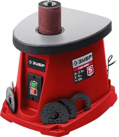 ЗУБР d 13, 19, 26, 38, 51, 76 x 115, 500 Вт, осцилляционный шпиндельный шлифовальный станок (СШО-500) купить в Урае
