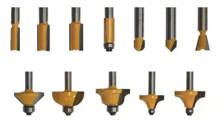 Набор фрез для декоративного применения хвостовик 8 мм 12 штук 46610 купить в Урае