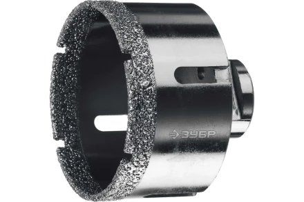 ЗУБР АВК, d 70 мм, (М14, 15 мм кромка), вакуумная алмазная коронка, Профессионал (29865-70) купить в Урае