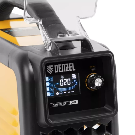 Аппарат инвертор. дуговой сварки SDM-200 Top, 200 А, ПВ 80%// Denzel 94356 купить в Урае