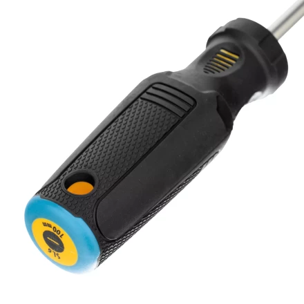 Набор отвёрток комбинированный 2 шт., CrV, трехкомпонентная рукоятка Denzel 12211 купить в Урае