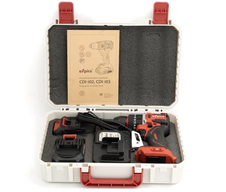 Аккумуляторная ударная дрель-шуруповерт ESPIRA CDI-i03 411055 купить в Урае