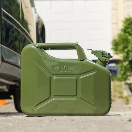 Канистра для ГСМ Stels 53144, металлическая, 10 литров купить в Урае