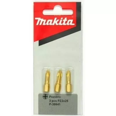 Биты Makita PZ2 25мм 3шт, алмазные (P-38641) купить в Урае