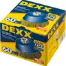 DEXX. Щетка чашечная для УШМ, витая стальная латунированная проволока 0,3мм, 60ммхМ14 35103-060 купить в Урае