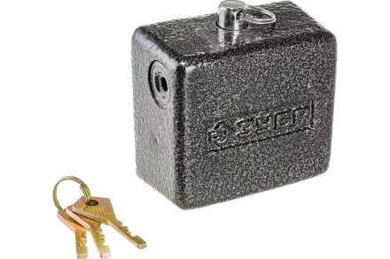 Навесной замок ЗУБР 85 х 80 мм повышенной защищенности дисковый механизм секрета 3720-10 купить в Урае