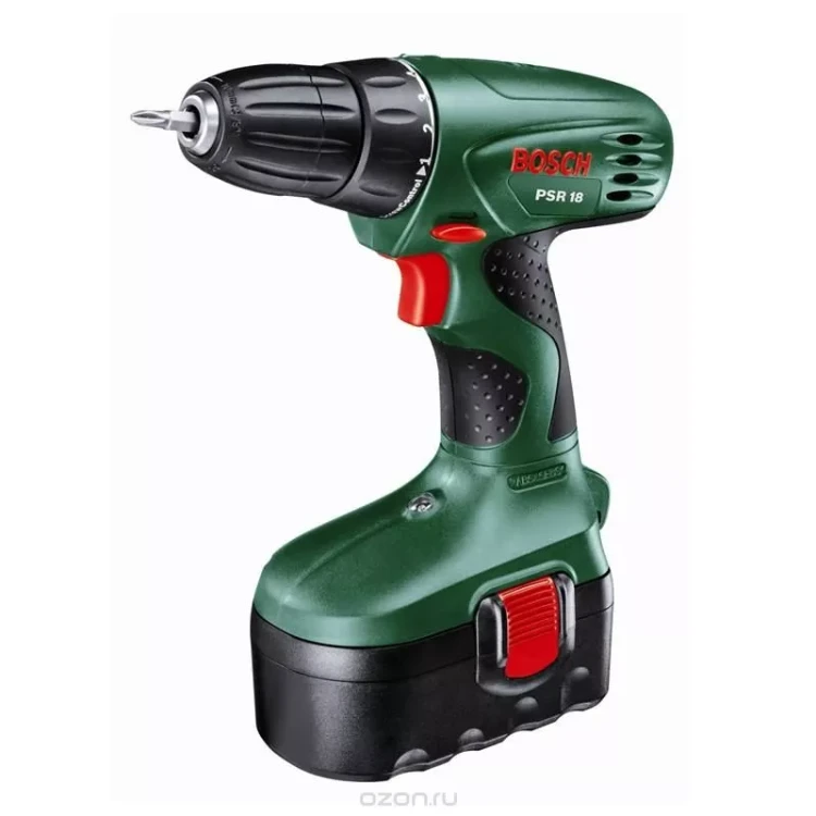 Дрель-шуруповерт аккумуляторная BOSCH PSR 18 (0.603.955.320) купить в Урае