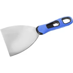 Шпатель ЗУБР "ПРОФЕССИОНАЛ" профилированное нержавеющее полотно, 2к ручка, 100мм 10049-10_z03