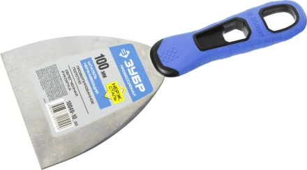 Шпатель ЗУБР &quot;ПРОФЕССИОНАЛ&quot; профилированное нержавеющее полотно, 2к ручка, 100мм 10049-10_z03 купить в Урае