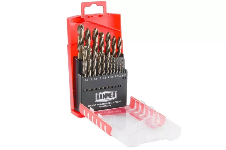 Набор сверл HAMMER No7 19шт. 1,0-10мм купить в Урае
