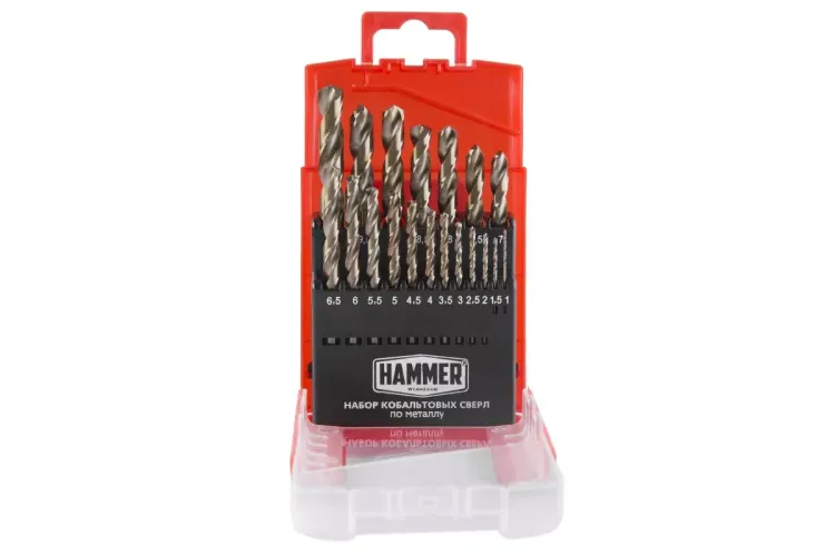 Набор сверл HAMMER No7 19шт. 1,0-10мм купить в Урае