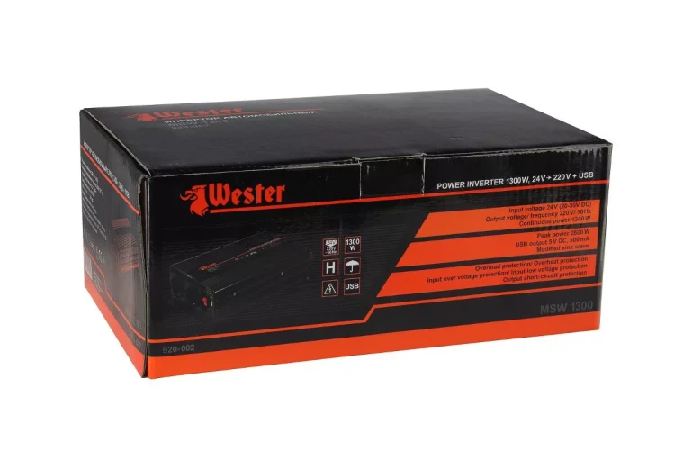 Преобразователь напряжения WESTER MSW1300 купить в Урае
