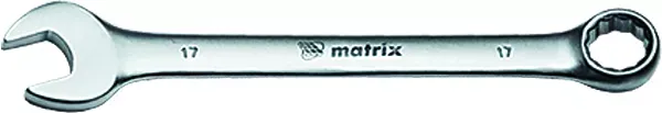 Ключ комбинированный 14 мм CrV матовый хром MATRIX 15110 купить в Урае