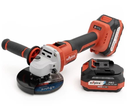 Аккумуляторная угловая шлифмашина ESPIRA CAGI-125-01, 410751 купить в Урае