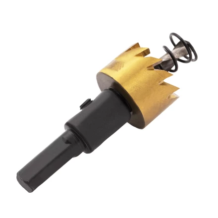 Коронка по металлу HSS, 21 мм, нитридтитановое покрытие Denzel 724102 купить в Урае