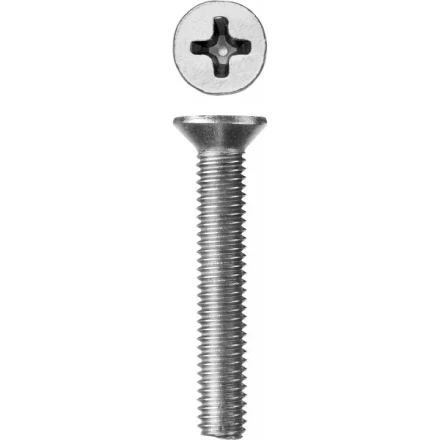 Винт ЗУБР &quot;МАСТЕР&quot; DIN 965, класс прочности 4.8, оцинкованный, M5x35мм, 5кг 303110-05-035 купить в Урае
