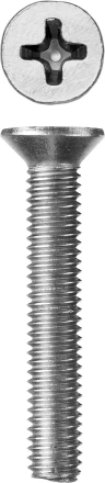Винт ЗУБР &quot;МАСТЕР&quot; DIN 965, класс прочности 4.8, оцинкованный, M5x35мм, 5кг 303110-05-035 купить в Урае